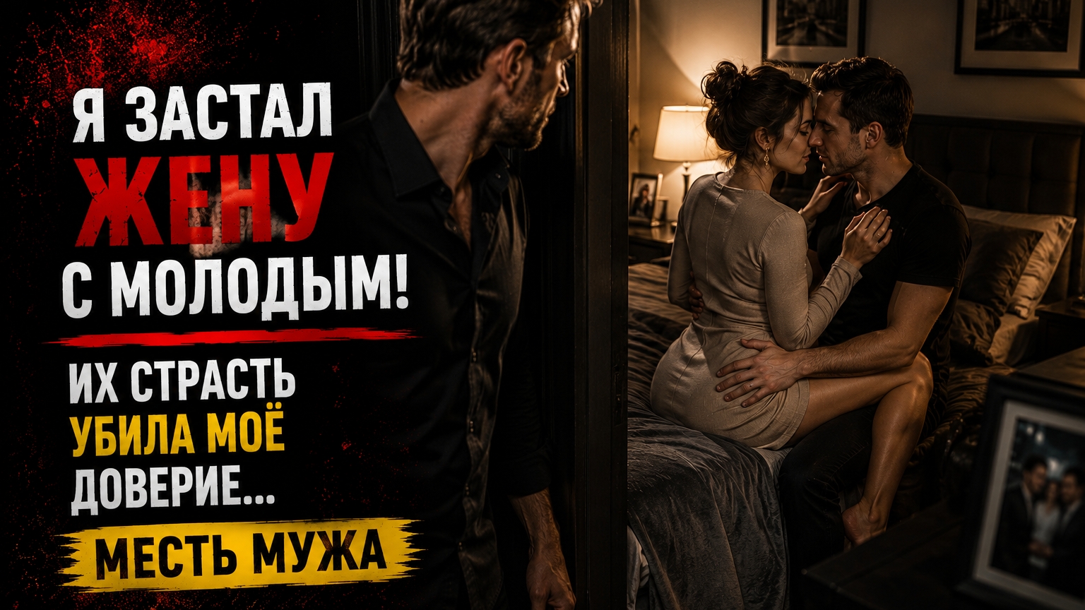 ЗАСТАЛ ЖЕНУ С МОЛОДЫМ..... МЕСТЬ МУЖА