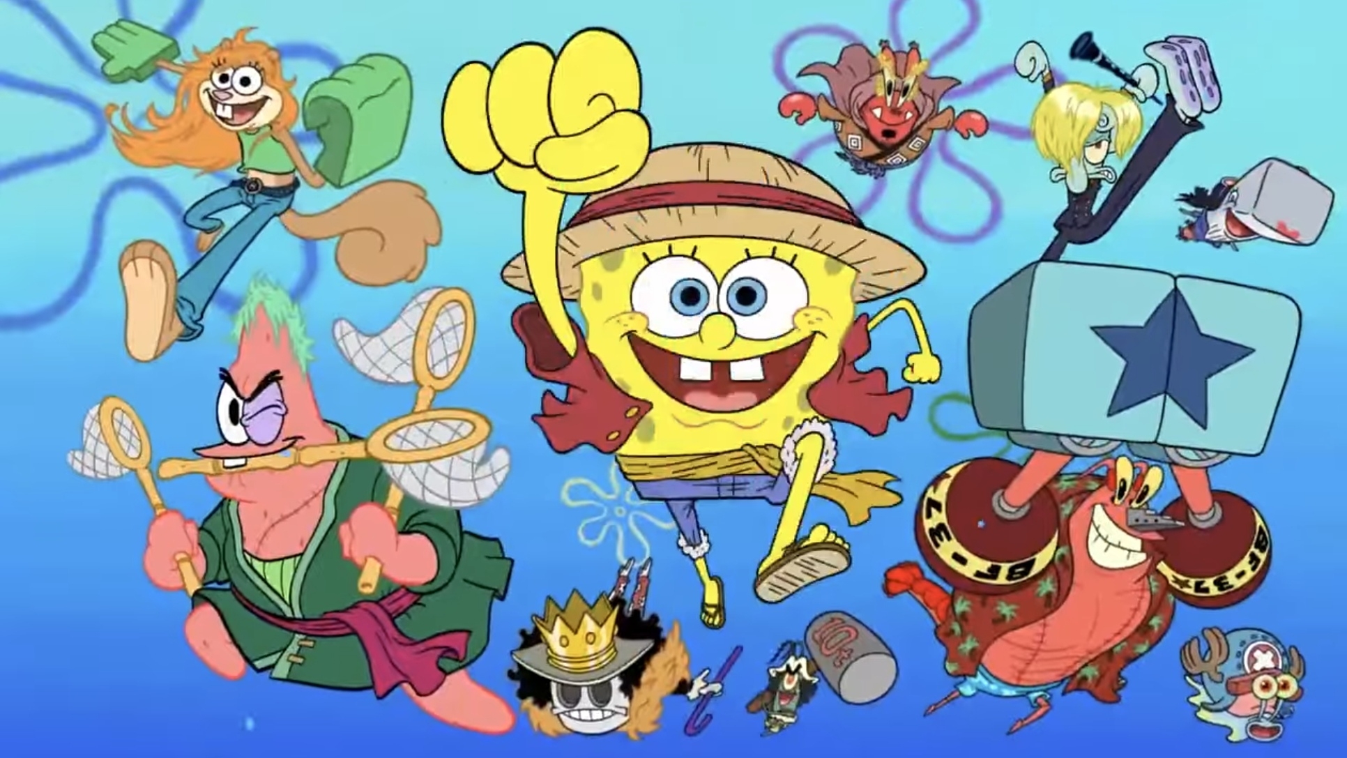 Sponge Bob Square Pants X One Piece