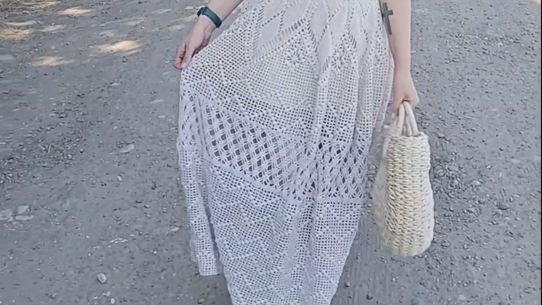 ЮБКА ЛЕТНЯЯ АЖУРНАЯ ЧАСТЬ 2