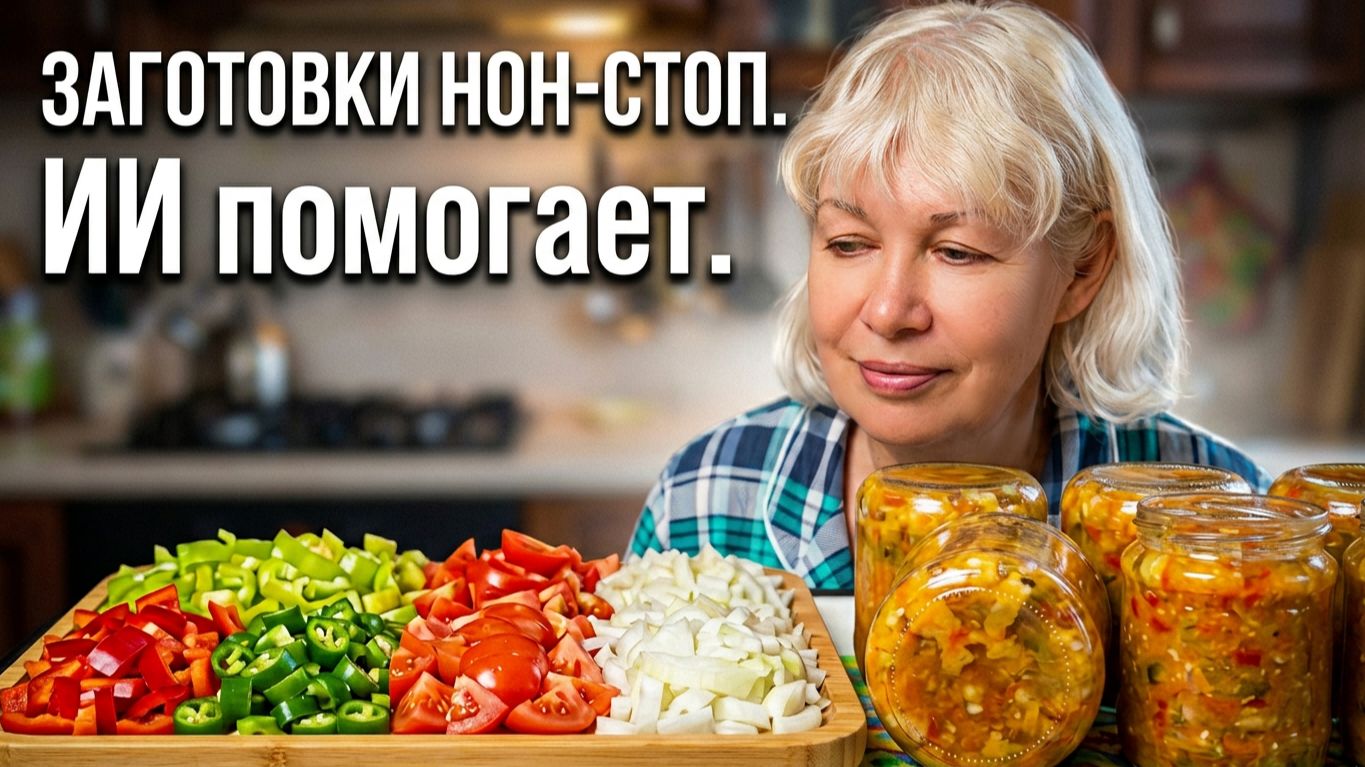 ВЛОГ✅Как ИИ помогает на кухне?Заготовки нон-стоп.