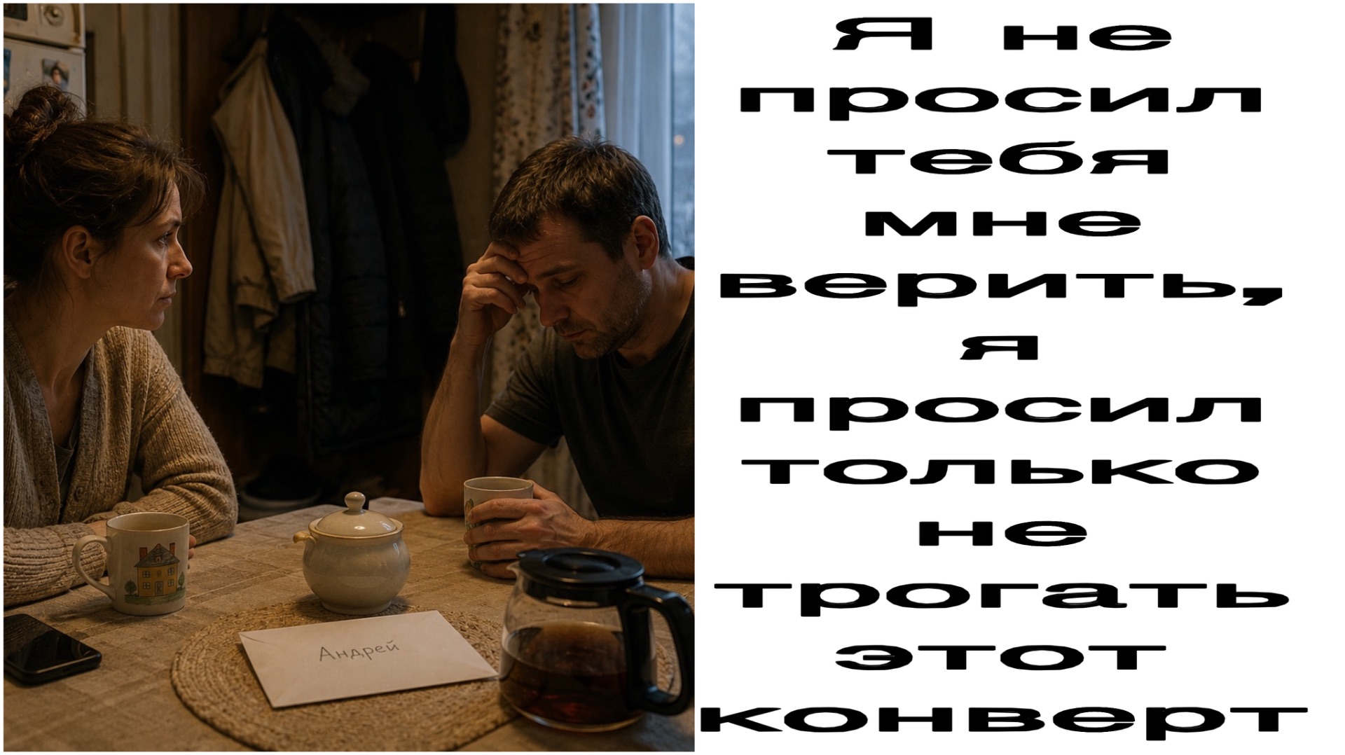 Истории из жизни|Я не просил тебя мне верить, я просил только не трогать этот конверт