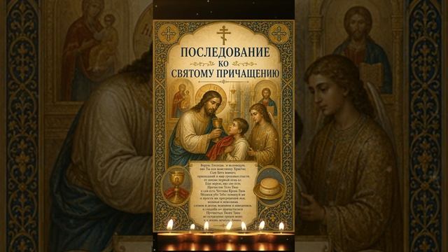 Последование Ко Святому Причащению Полное Правило Перед Причастием