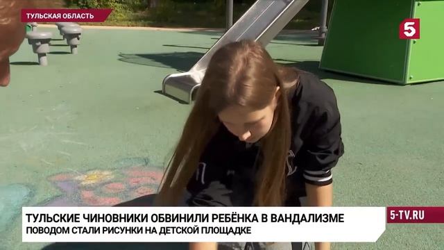 Школьница из Болохова стёрла свои рисунки из Смешариков с детской площадки 2