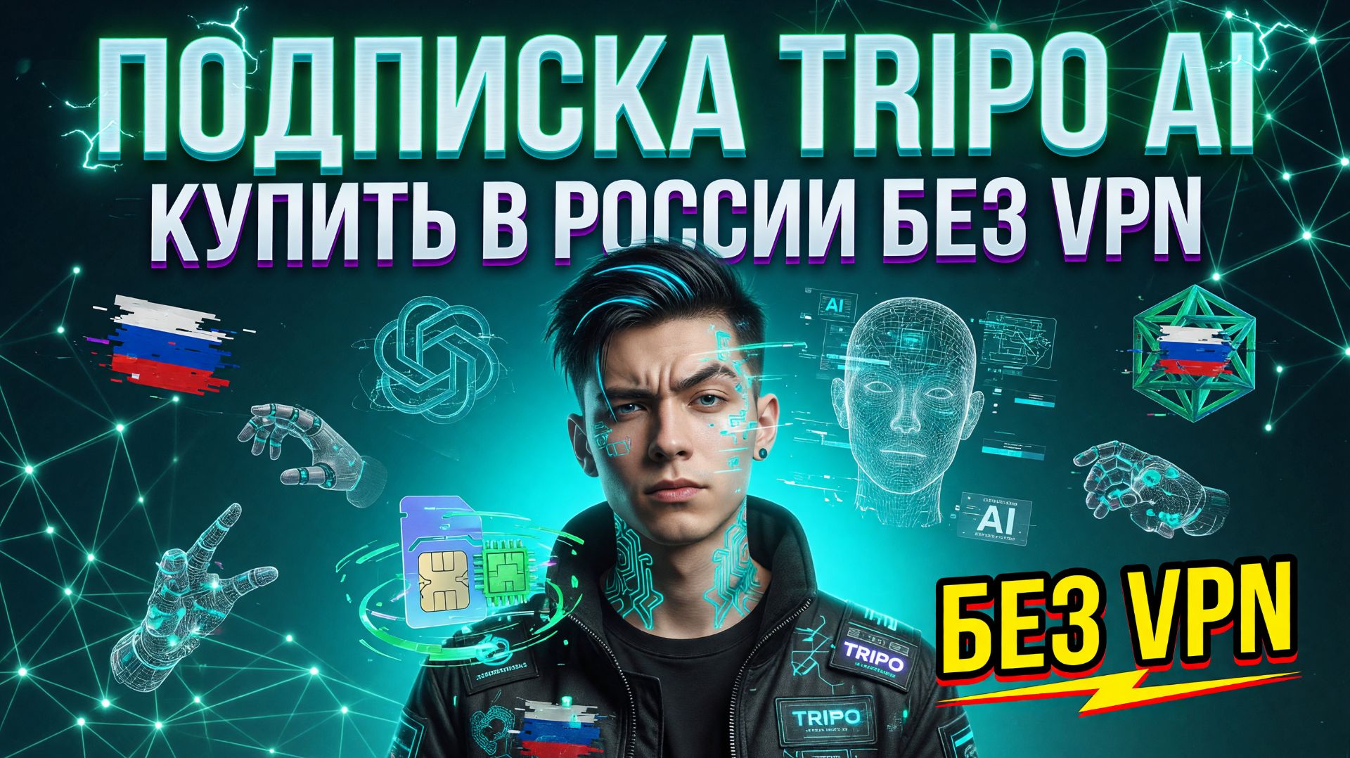 Подписка Tripo AI: как купить подписку Трипо в России без VPN?