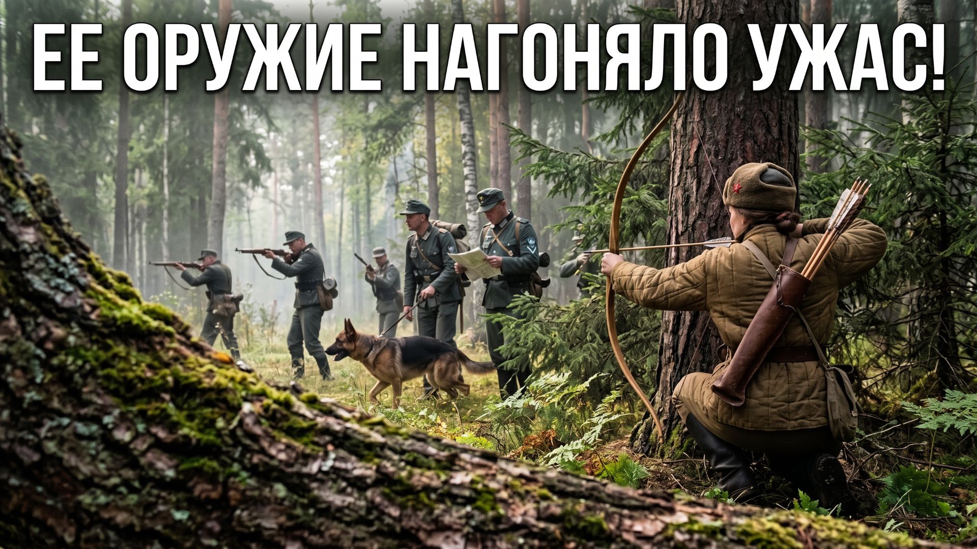 ДЕВУШКА С ЛУКОМ Уничтожила 20 Немецких Егерей! НИКТО НЕ ВЕРИЛ, пока не увидели... 😱