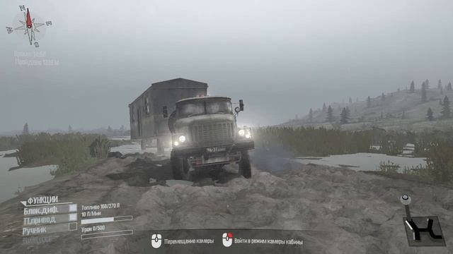 ПЕРЕВОЗКА ФУРГОНОВ прохождение Spintires: MudRunner- эпизод 1