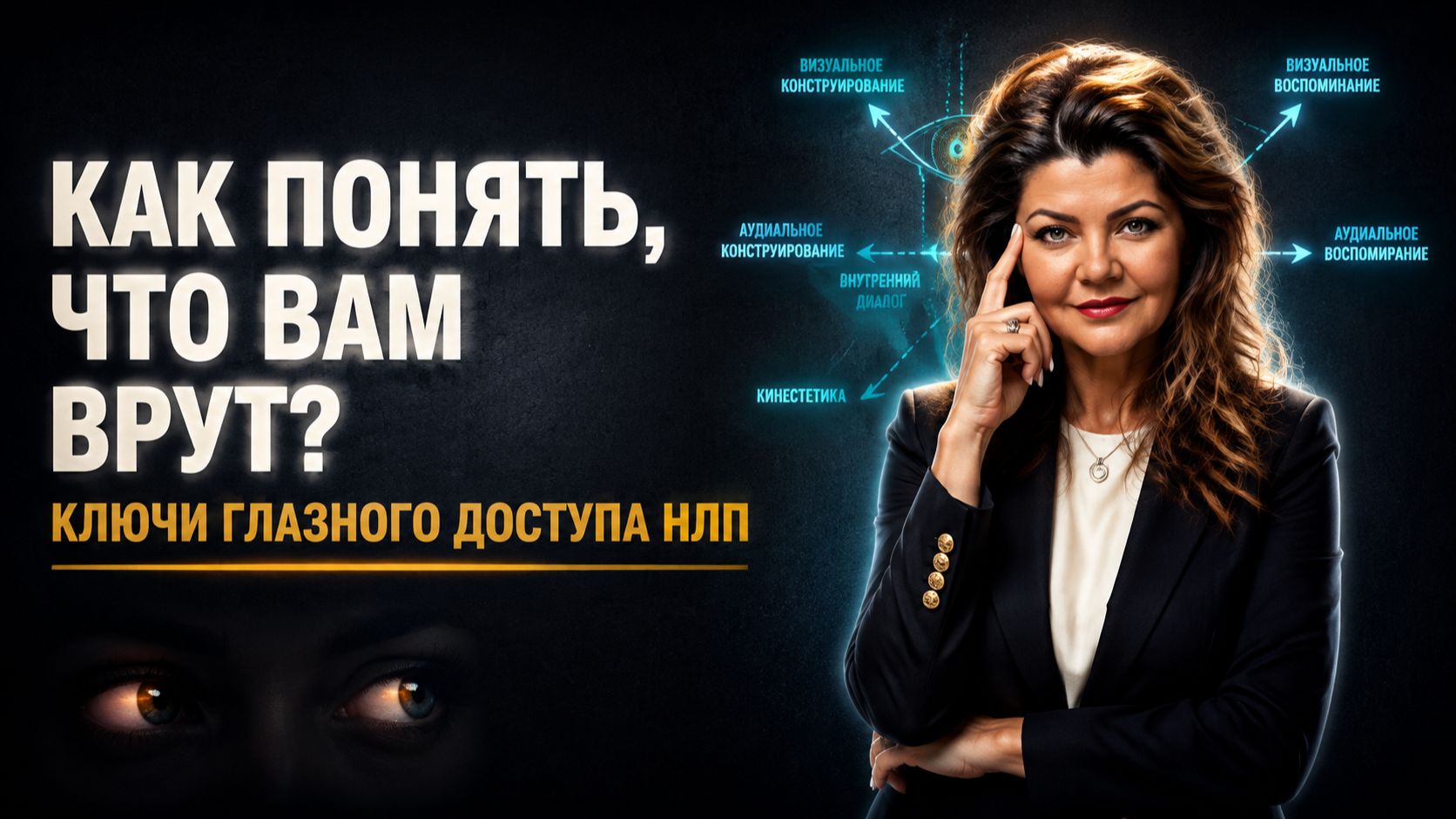 🎯 Как понять, что вам врут? Ключи глазного доступа НЛП