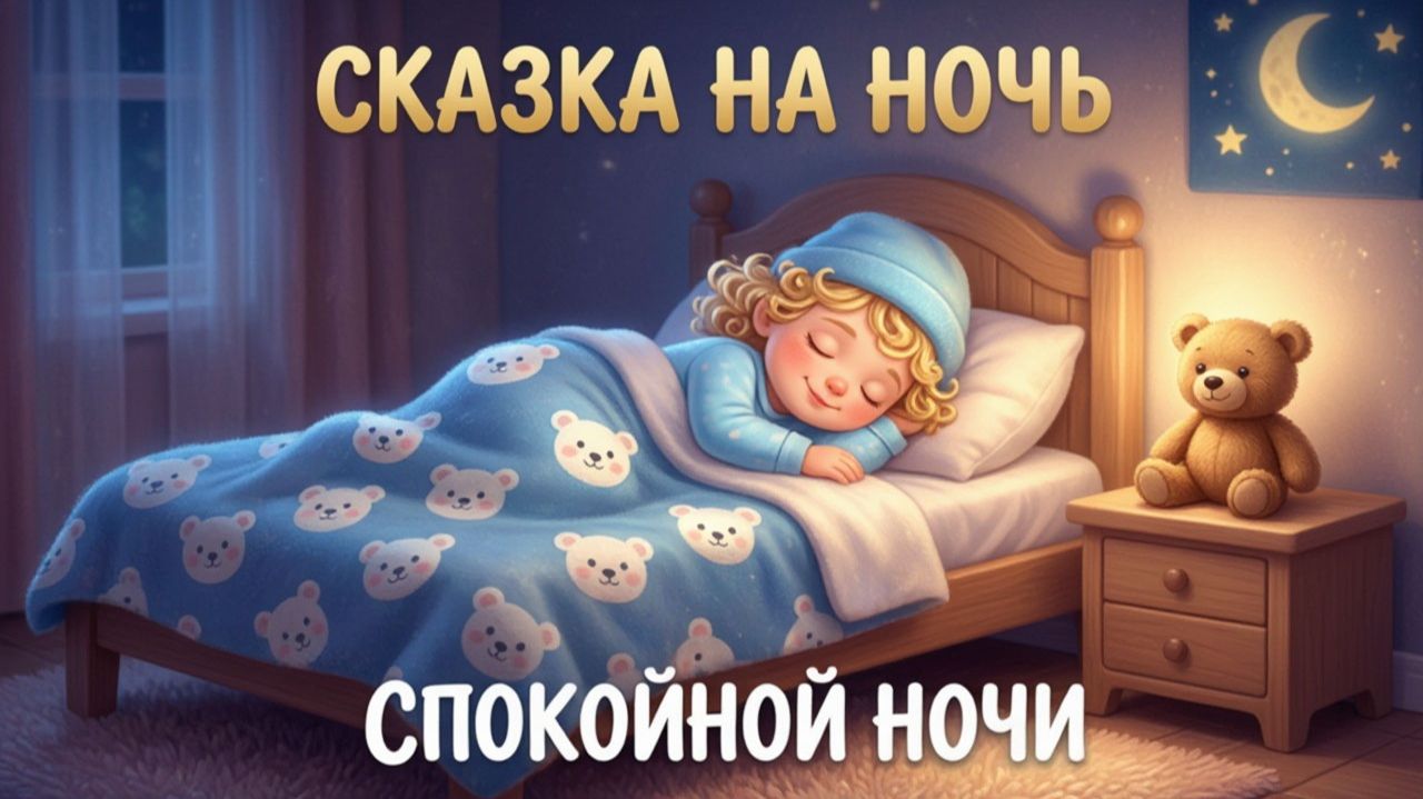 Волшебная сказка на ночь - засыпаем с улыбкой! Добрая сказка, чтобы сладко спать