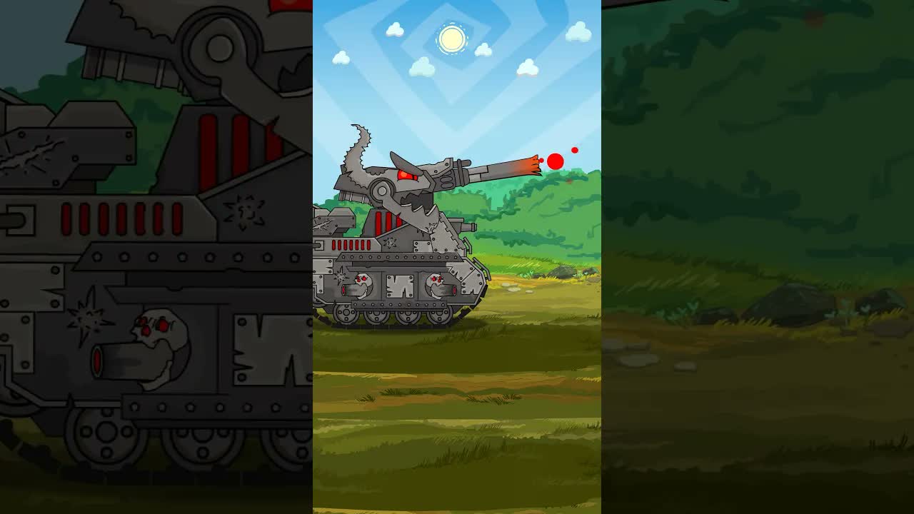 Танк Vs Бункер #tank #animation #мультик