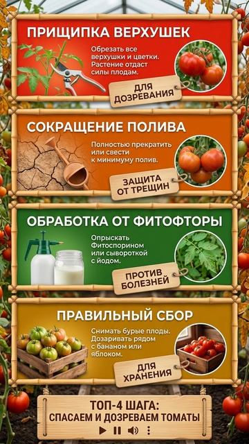 Не выбрасывайте зеленые помидоры Один секрет спасает весь урожай томатов в сентябре