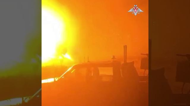 Боевая работа расчета РСЗО «Град»