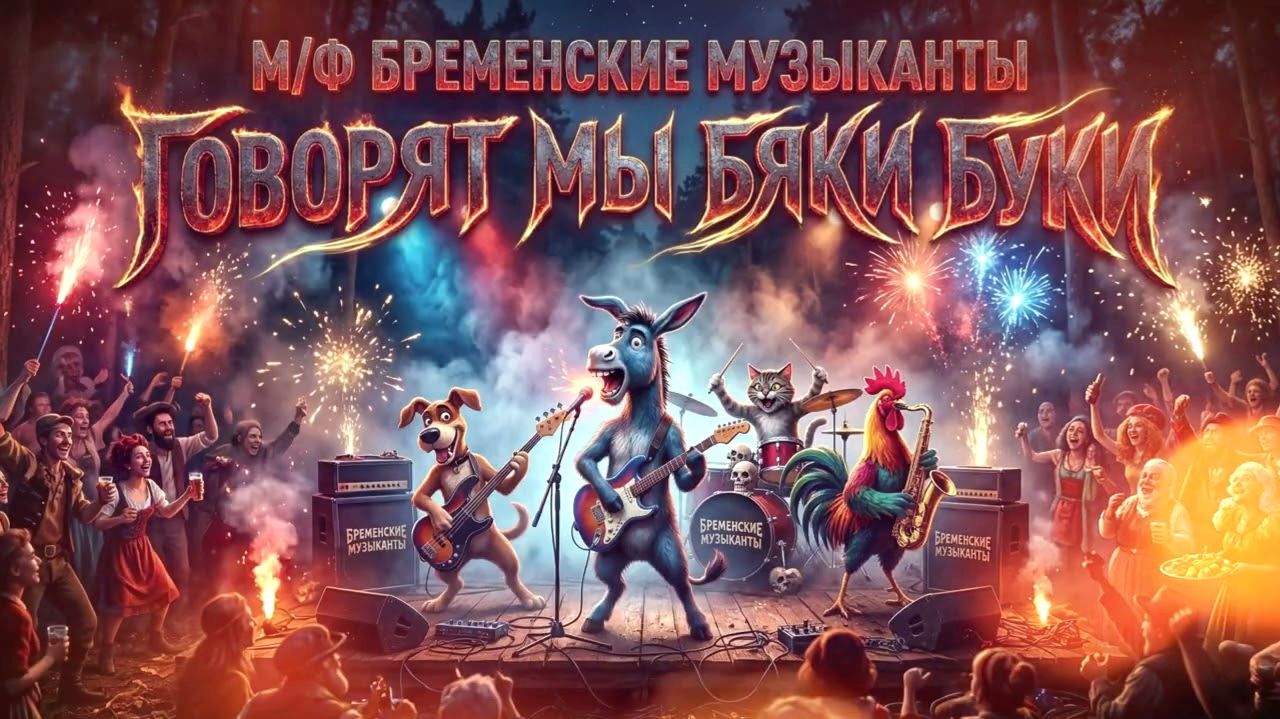 Говорят, мы бяки-буки (рок кавер песни из мультфильма 