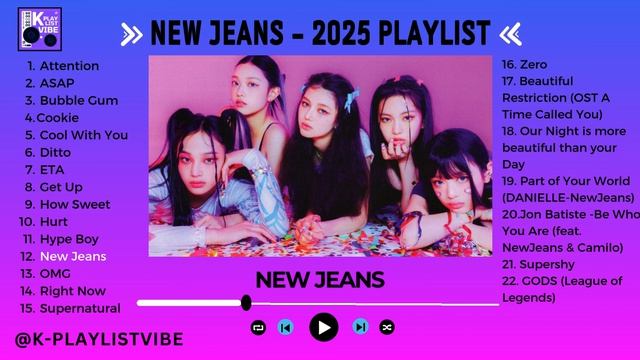 NEW JEANS 2025 FULL PLAYLIST UPDATED ALL SONGS_1080p