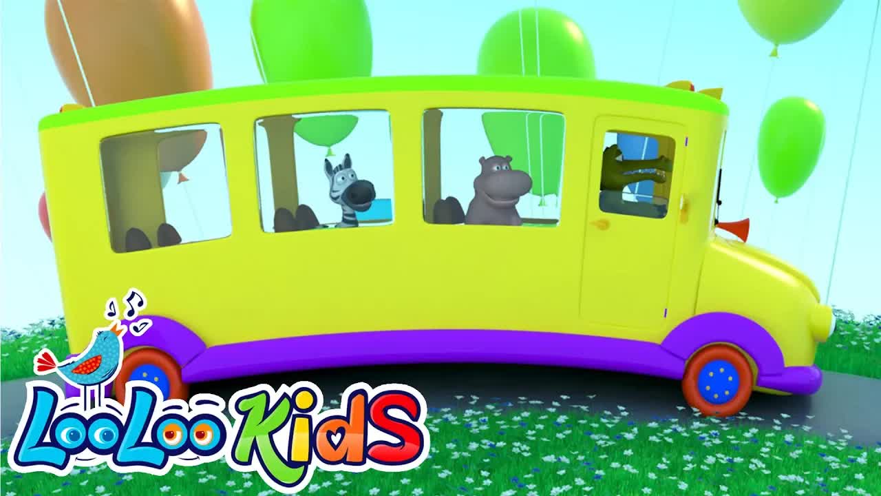 Колеса автобуса 🚌 ЛУЧШИЕ песни для детей | LooLoo Kids