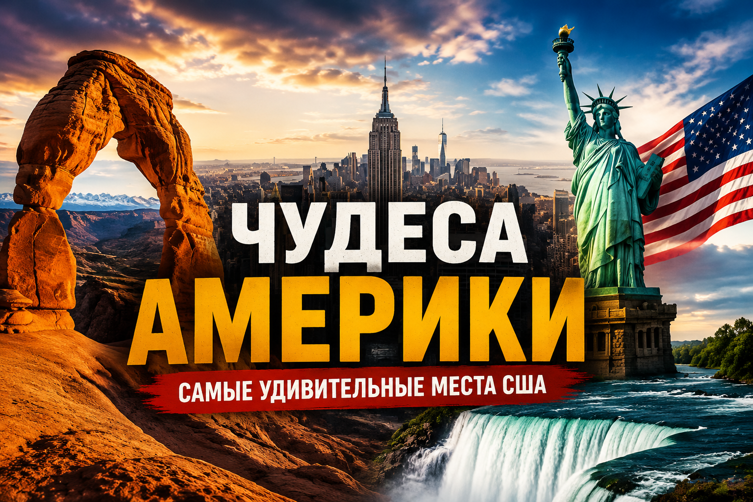 ЧУДЕСА АМЕРИКИ  Самые впечатляющие места США