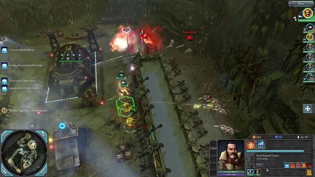 WH40K DoW2 Retribution Прохождение кампании за Имперскую гвардию Часть 1. Ladon Swamplands