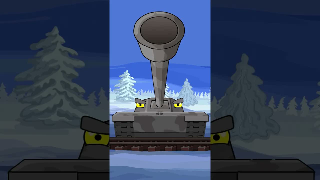 Поезд убийца! #shorts #animation #funny #мультик #tank