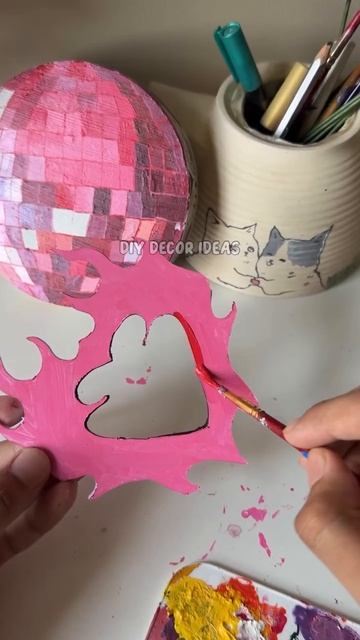 Украшаем зеркало💖