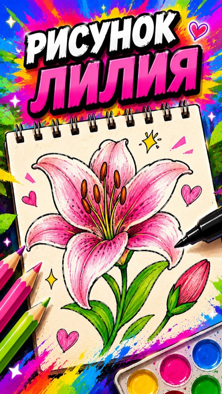 Рисунок. Лилия