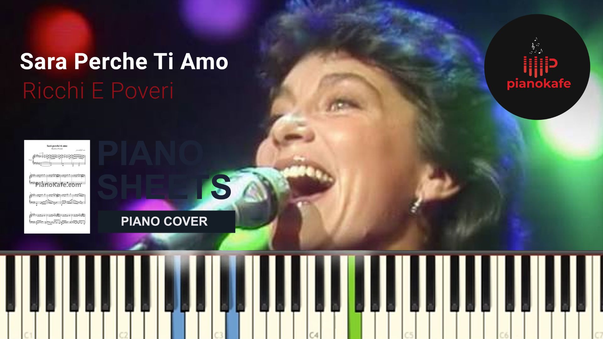 Ricchi E Poveri - Sara Perche Ti Amo НОТЫ  MIDI  PIANO COVER  PIANOKAFE