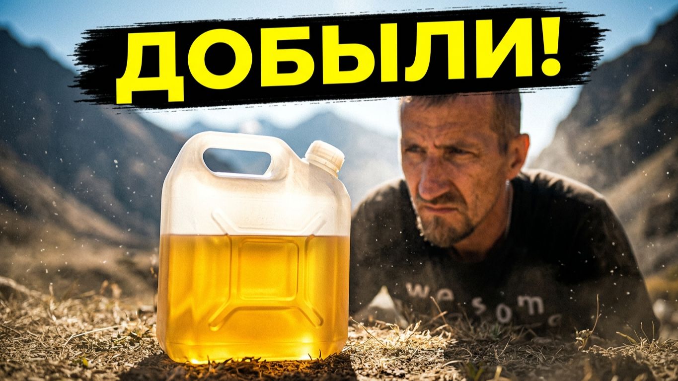 Раздобыли бензин и уехали в горы