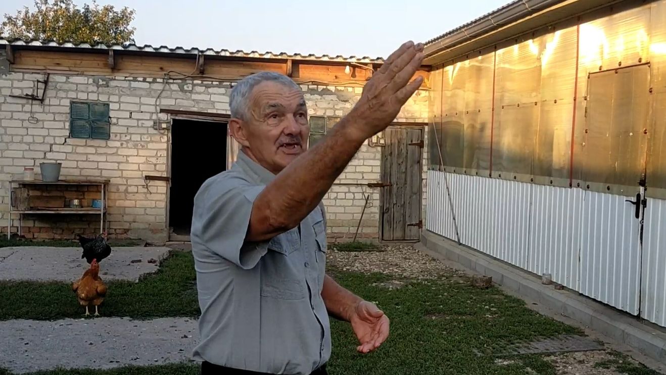 Пенсионер Николай Мухин рассказал о своей попытке сбить вражеский беспилотник
