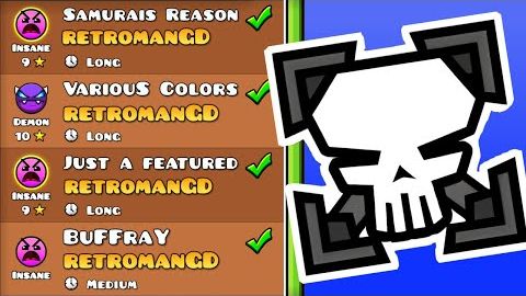 Я сыграл во ВСЕ уровни Ретромана в Geometry Dash