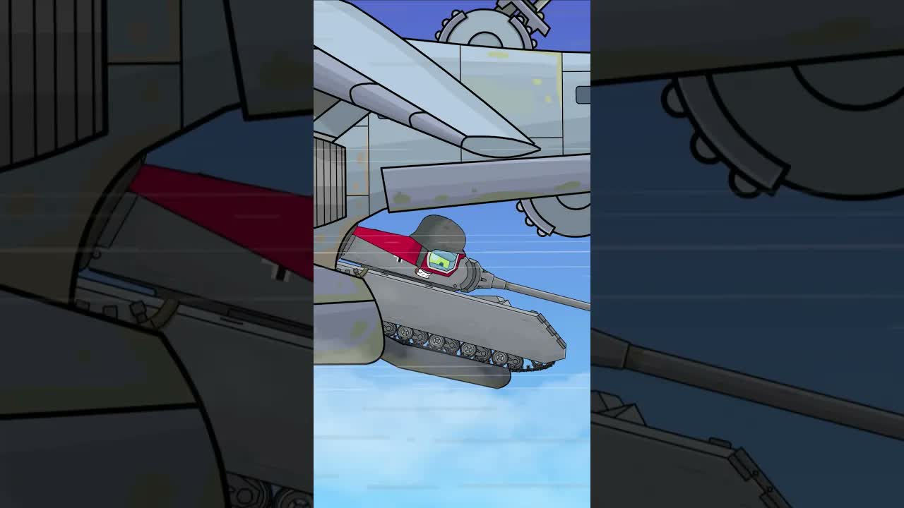 Тяжелый десант! #shorts #homeanimations #cartoon #animation #мультик #tank