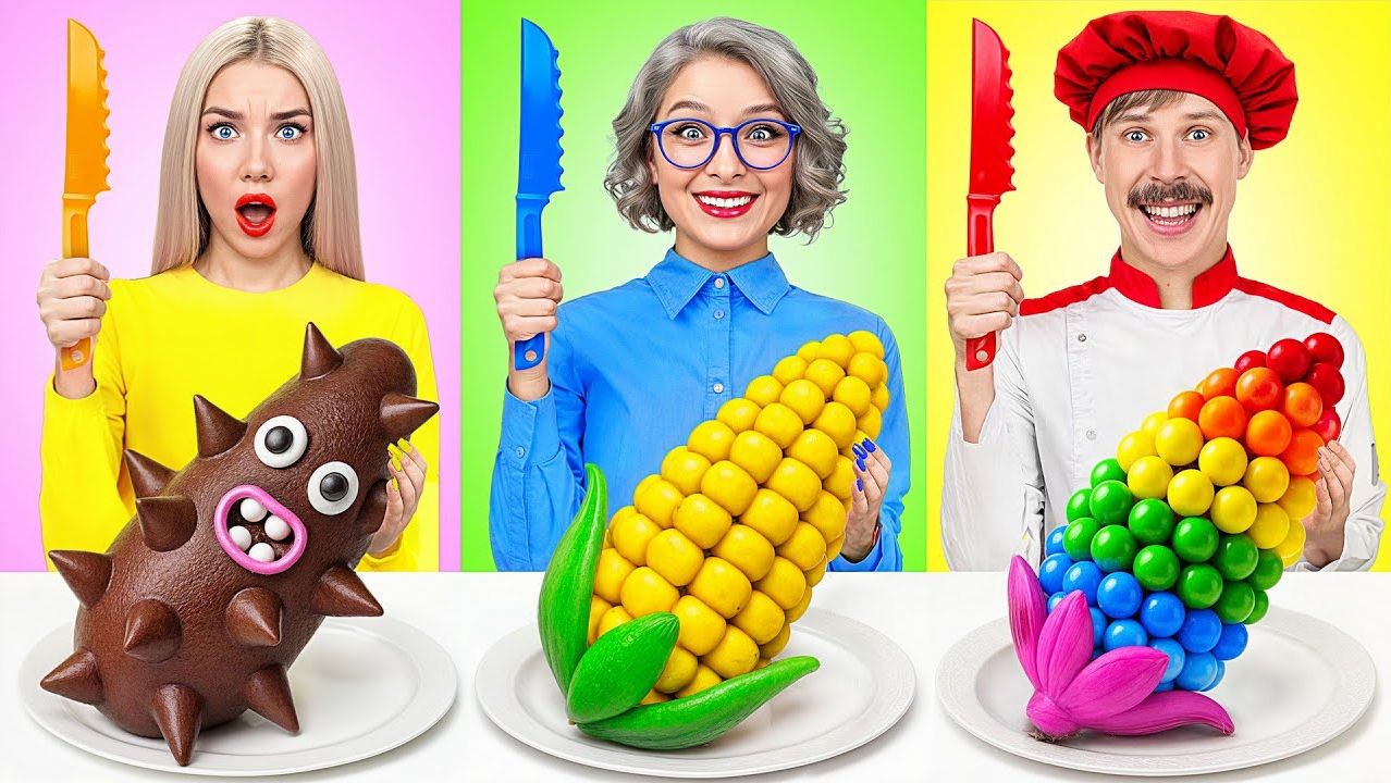 Кулинарный Челлендж_ Я против Бабушки _ Безумная Кулинарная Битва
