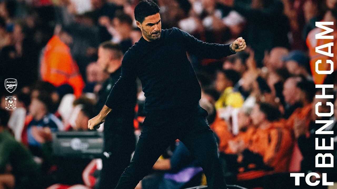 Arteta Reacts To Havertz, Saka And Odegaard Goals  | Bench Cam | Arsenal 3-0 Coventry City