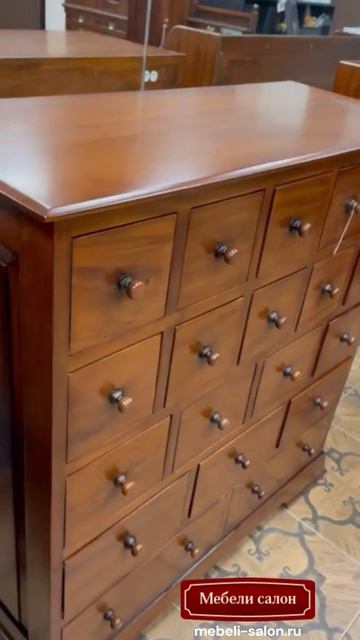 Комод из массива MSU.490 от фабрики Indonesia Furniture Индонезия