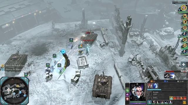 WH40K DoW2 Retribution Прохождение кампании за Эльдаров Часть 6. Chapter Keep Selenon