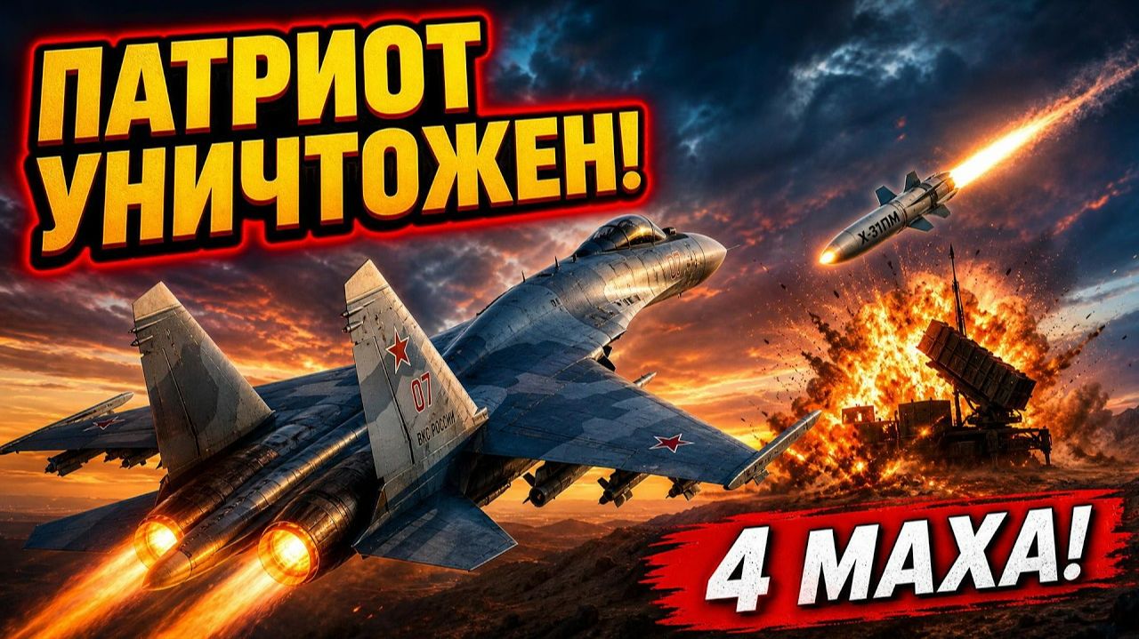 4 МАХА! Ракета Су 35, от которой у Patriot НЕТ шансов