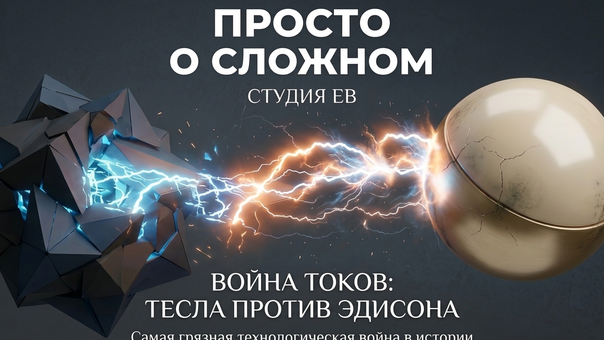 Война токов: Тесла против Эдисона Самая грязная технологическая война в истории