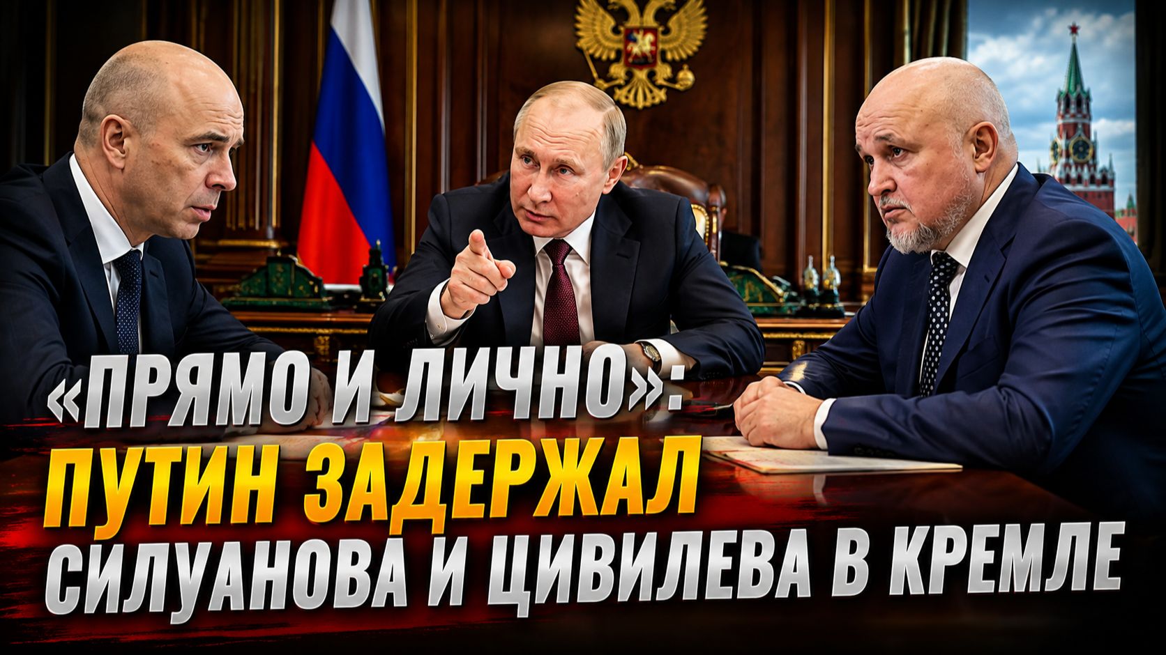 «Прямо и лично» Путин задержал Силуанова и Цивилева в Кремле