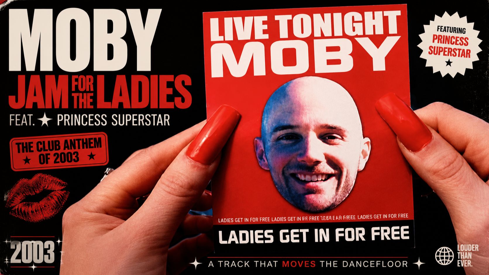 Moby - Jam For The Ladies (Feat. Princess Superstar, 2003) ᵁᴴᴰ
