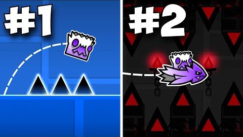 Geometry Dash но РАНДОМНЫЕ УРОВНИ