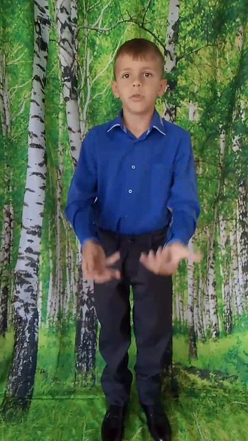 Гордиенко Виталий, 8 лет. Н. М. Рубцов «Берёзы»