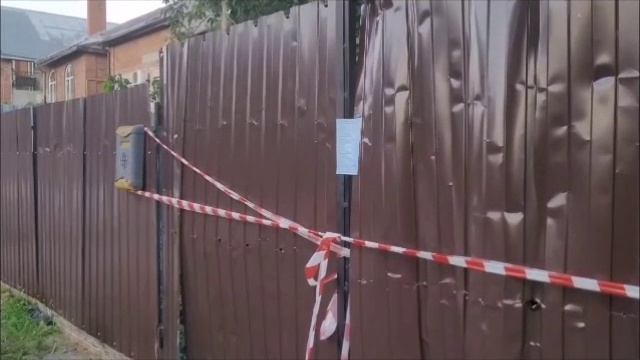 Кадры с места гибели двух детей в Краснодаре
