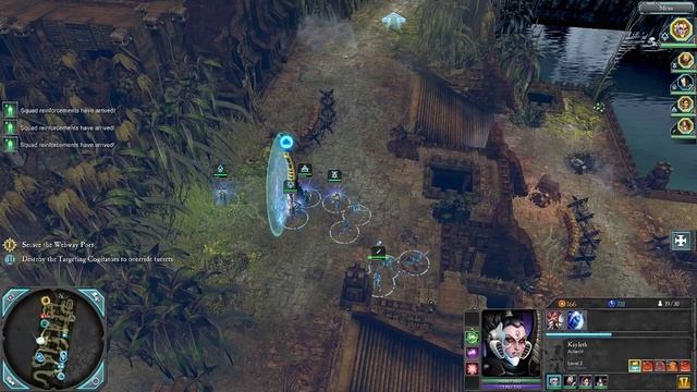 WH40K DoW2 Retribution Прохождение кампании за Эльдаров Часть 2. Ladon Temple Ruins