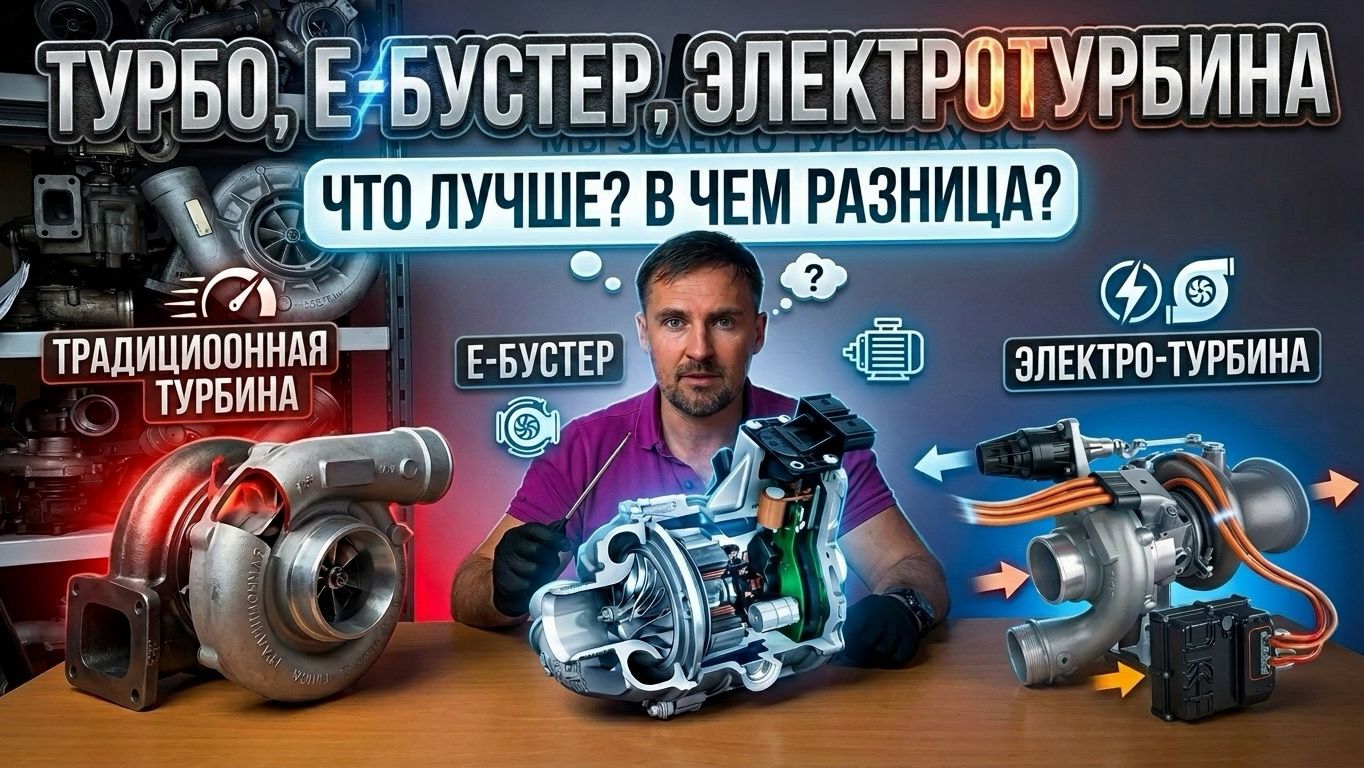 ТУРБОКОМПРЕССОР ЭЛЕКТРОКОМПРЕССОР E-BOOSTER И ЭЛЕКТРОТУРБИНА: В ЧЕМ РАЗНИЦА И ЧТО ЭТО ТАКОЕ?