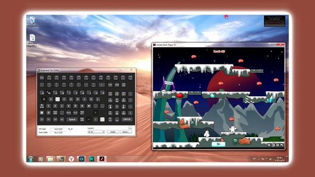 FLASHINU FLASH GAME 2 PLAYER SNOW MONSTER BABY فلاشينيوم حبيبي وحش الثلج لاعبان