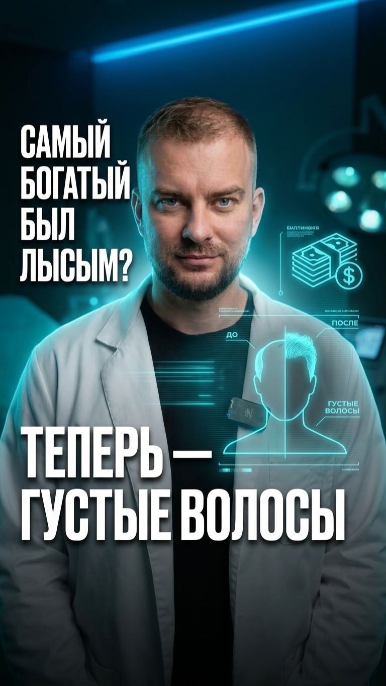  Пересадка волос FUE  разбираем случай Илона Маска