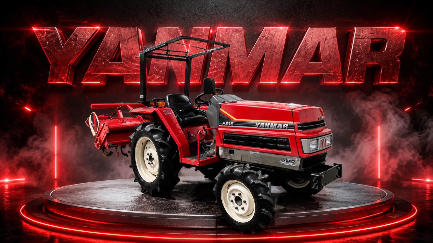 Японский мини-трактор Yanmar F-215 с ПСМ