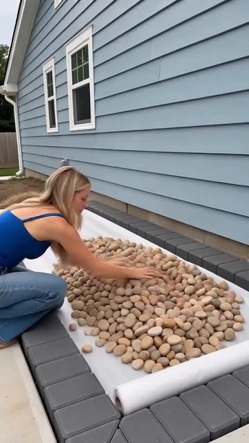 Отличные идеи для ландшафтного дизайна дома и дачи #дизайн #diy #ремонт #строительство #интерьер