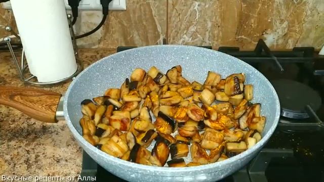 Очень вкусные жареные баклажаны не впитывающие масло.