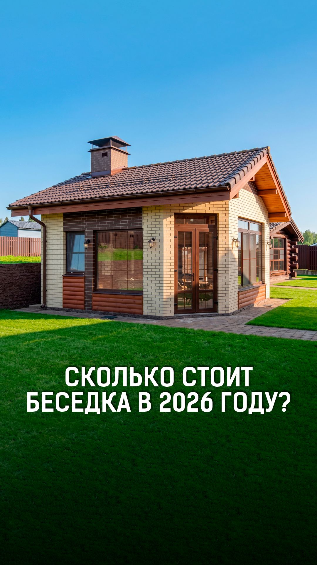 Сколько стоит беседка с барбекю в 2026 году: цена под ключ