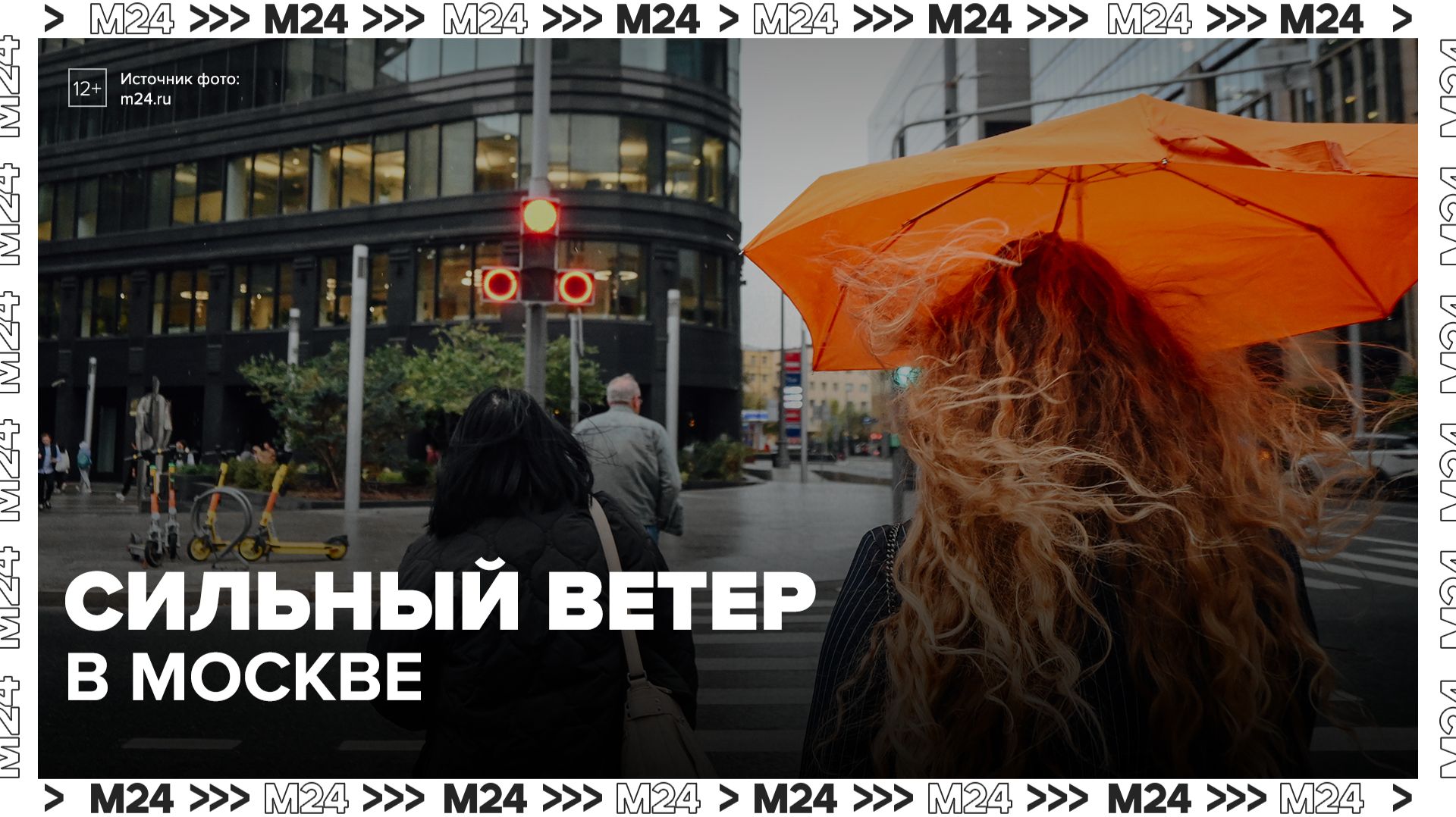 Желтый уровень опасности объявлен в Москве из-за сильного ветра - Москва 24