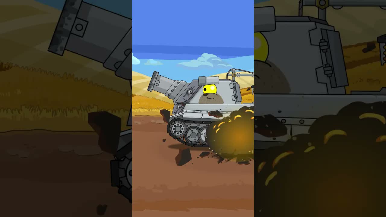 Реактивный снаряд shorts homeanimations funny мультик tank