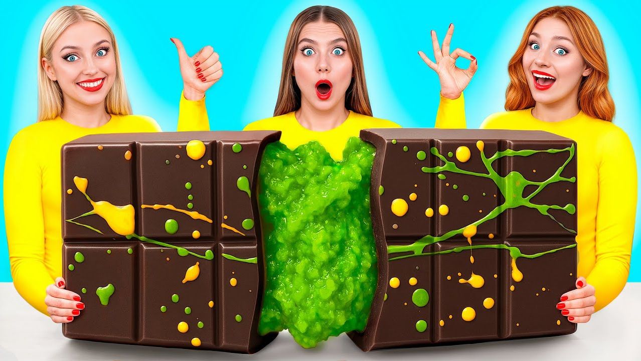 Кулинарныи Челлендж с Гигантскои Едои _ Удивительные Кулинарные Лаифхаки